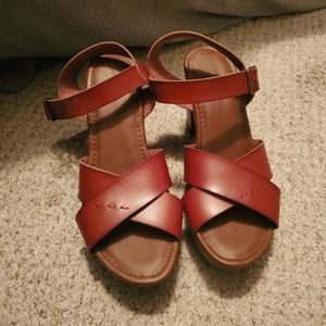 Universal Thread Estella Cognac Heeled Sandals